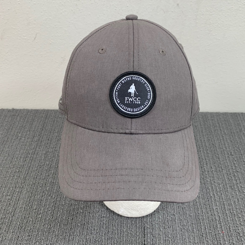 FWCC Fort Wayne Country Club Snapback Hat Mens OS Gray Baseball Cap PUKKA